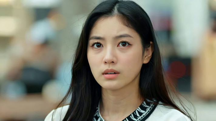 长发女性近景特写画面 长发女性近景特写画面