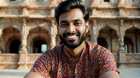 �������������ڹŽ���ǰ΢Ц