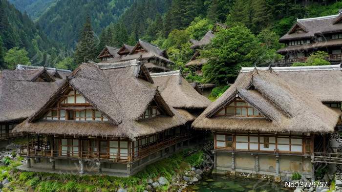 ��ͳ��ʽľ�ݴ���羰