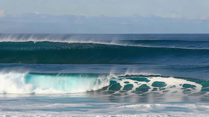 大海海浪翻涌景象 大海海浪翻涌景象