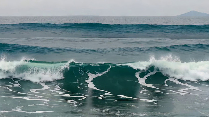 大海海浪自然景观 大海海浪自然景观