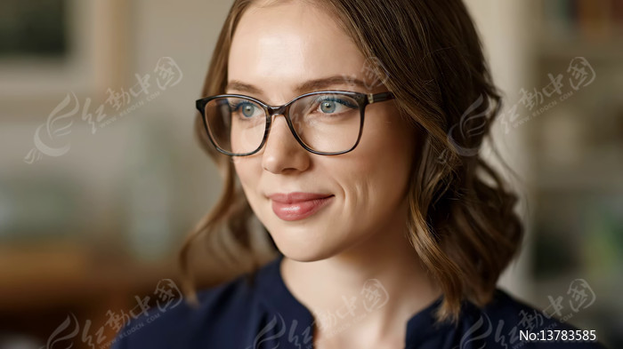 ���۾�Ů��΢Ц��д