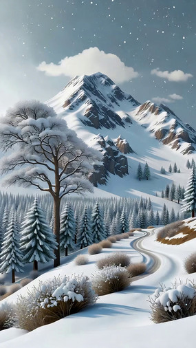 ����ѩɽɭ��ѩ���ز�