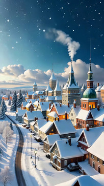 ����ѩ���е�ͯ��С��