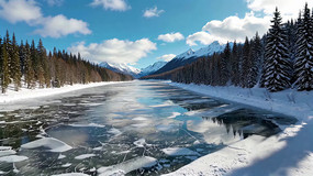 ����ѩɽɭ�ֺ����羰