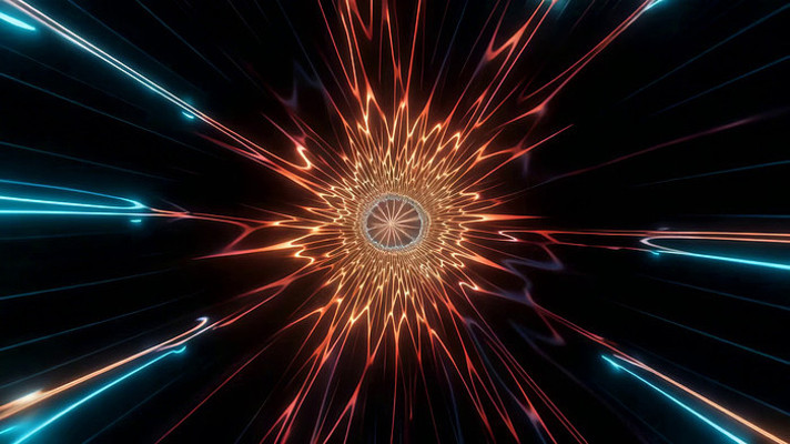 放射状光线粒子背景素材 放射状光线粒子背景素材