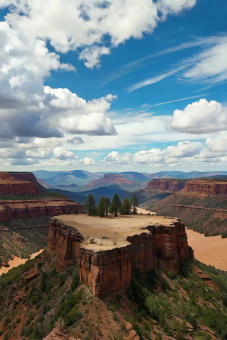 俯瞰峡谷岩石自然风光 俯瞰峡谷岩石自然风光