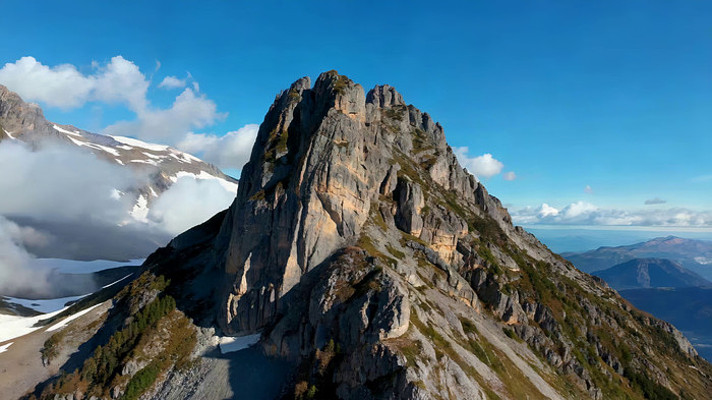 高山全景自然风光 高山全景自然风光