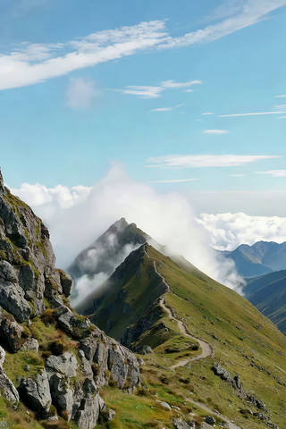��ɽ�ƺ����ɽ��С·�羰