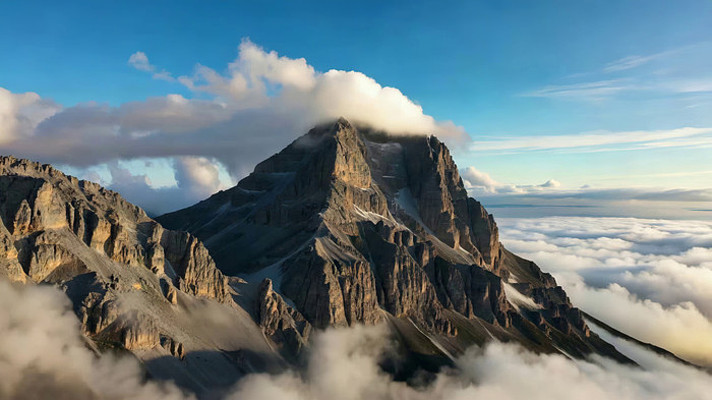 高山云海壮丽景观 高山云海壮丽景观
