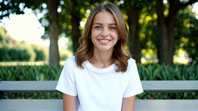 ��԰������΢Ц��Ů��