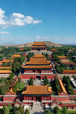 古代宫殿建筑全景 古代宫殿建筑全景