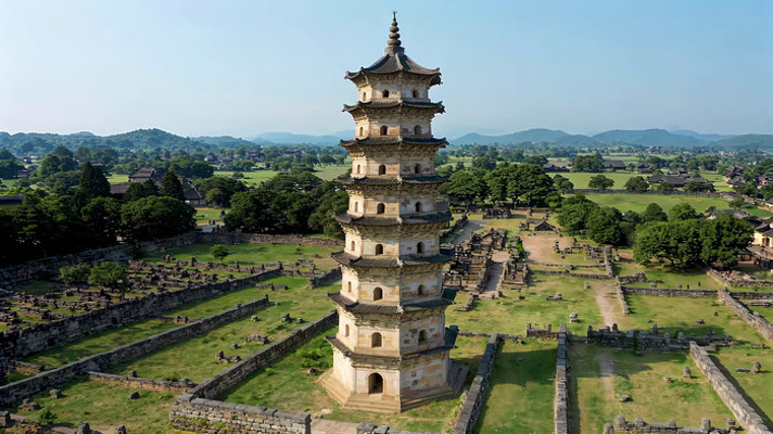 古塔全景俯瞰 古塔全景俯瞰