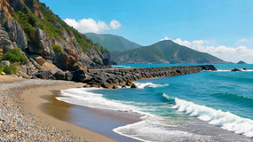 �����ߺ����Ĵ�ɳ̲�羰