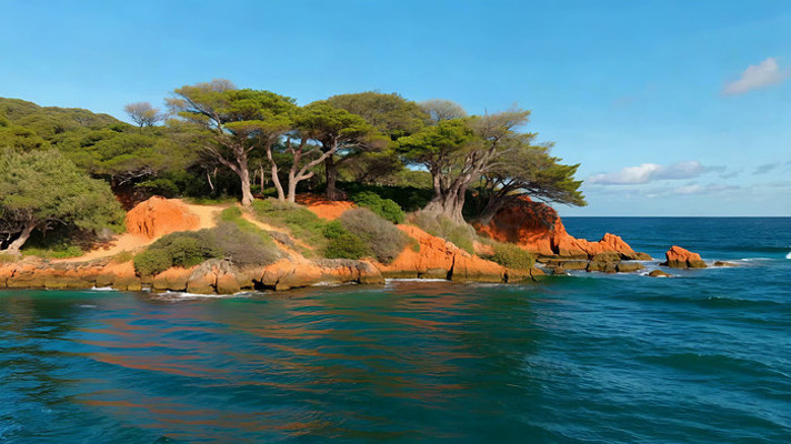 海边岛屿自然风光 海边岛屿自然风光