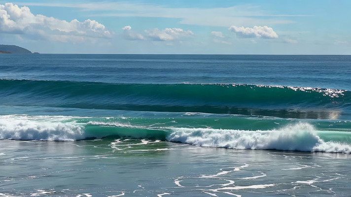 海边海浪翻涌自然景观素材 海边海浪翻涌自然景观素材