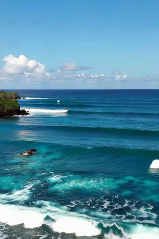 海边海浪自然风景素材 海边海浪自然风景素材