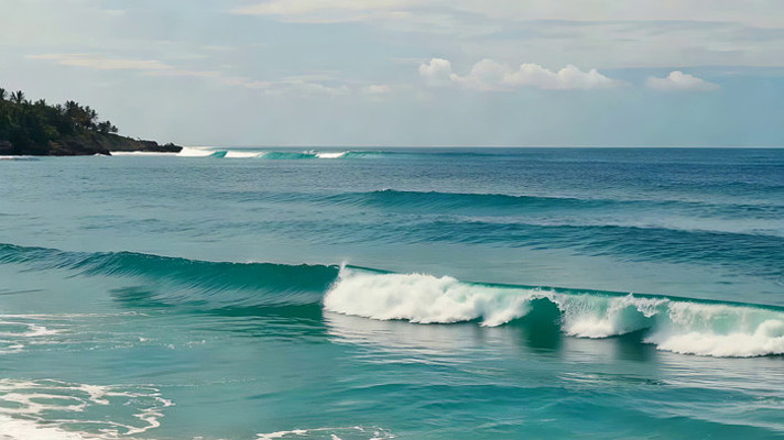 海边海浪自然景观 海边海浪自然景观