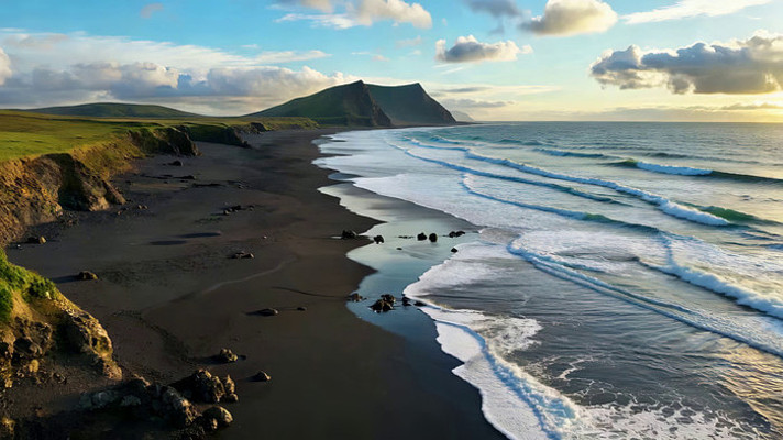 ���ߺ�ɳ̲�뺣�˷羰