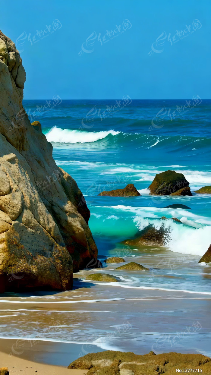 ���߽�ʯ����ɳ̲�羰