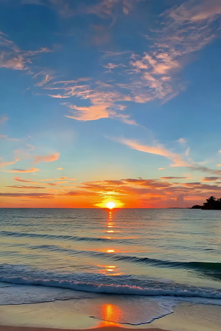 海边日落风景素材 海边日落风景素材