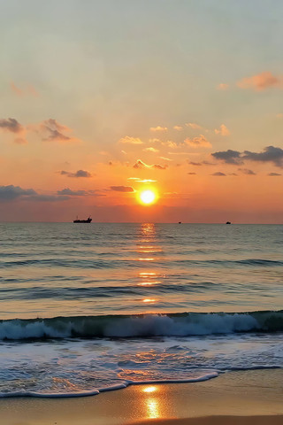 海边日落海景素材 海边日落海景素材