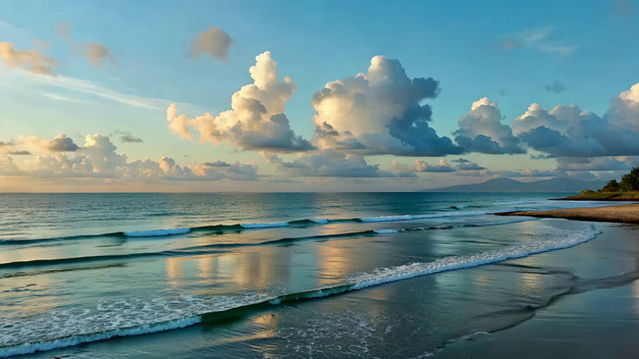 海边日落时分海景 海边日落时分海景