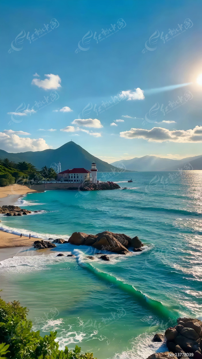 ����ɳ̲��ʯ������羰