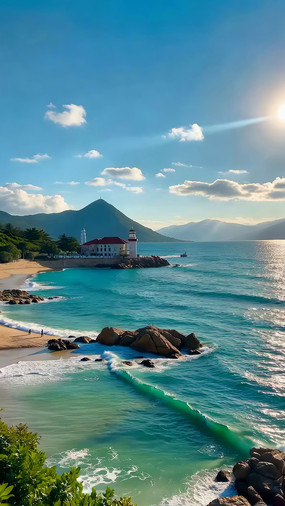 ����ɳ̲��ʯ������羰