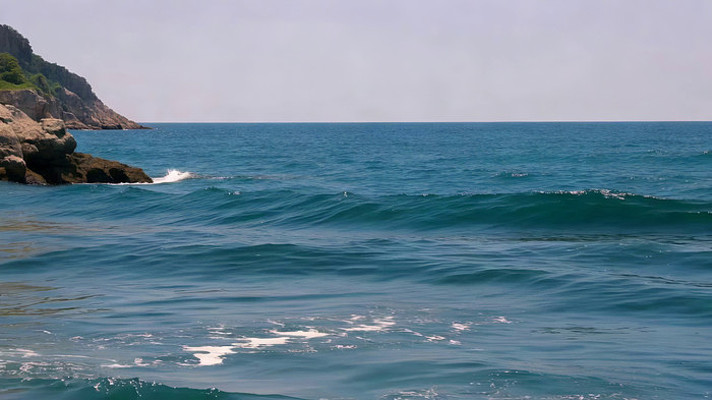 海边岩石与海洋景观 海边岩石与海洋景观