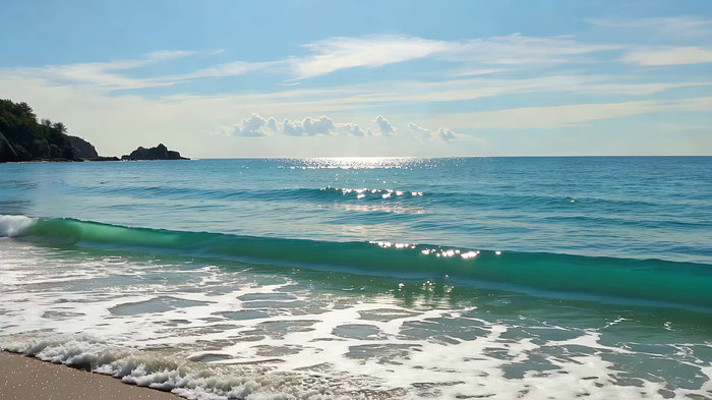 海滨海浪自然风光素材 海滨海浪自然风光素材