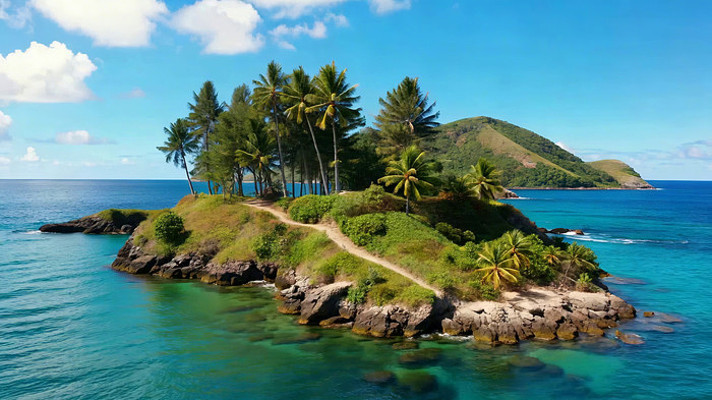 海岛自然风光全景 海岛自然风光全景