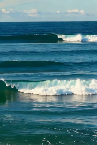 海浪翻涌的海洋景象 海浪翻涌的海洋景象