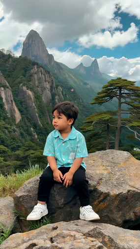 ��ͯ����ɽʯ��ɽ��羰