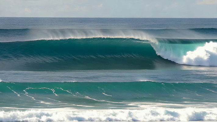 海洋海浪翻滚自然景观 海洋海浪翻滚自然景观