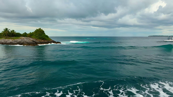 海洋小岛自然风光 海洋小岛自然风光