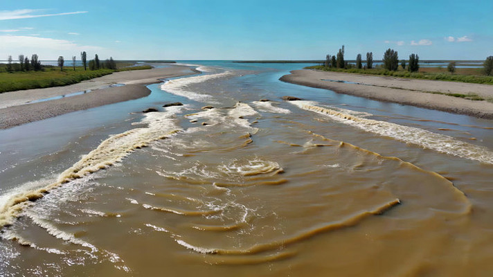 河流自然风光全景 河流自然风光全景