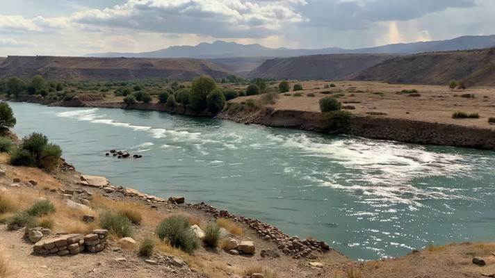 河流自然风光远景 河流自然风光远景