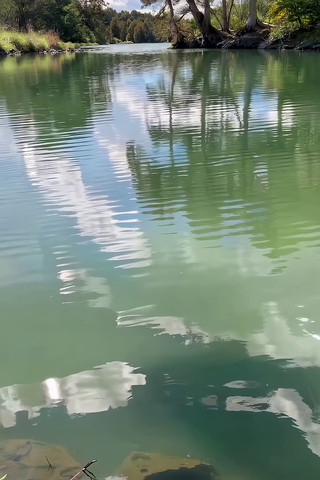 ������Ȼ�羰ˮ�浹Ӱ