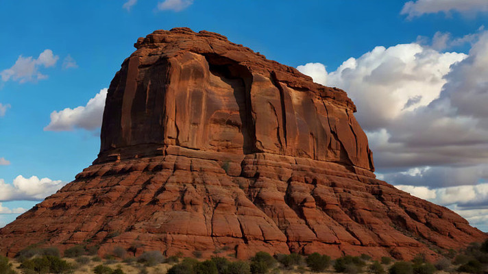 红色岩石自然风光 红色岩石自然风光