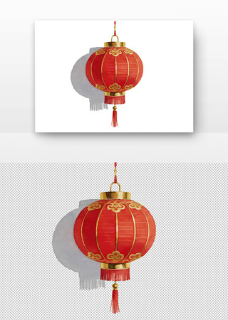 红色中式灯笼 红色中式灯笼