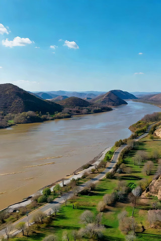 黄河河畔自然风光航拍 黄河河畔自然风光航拍