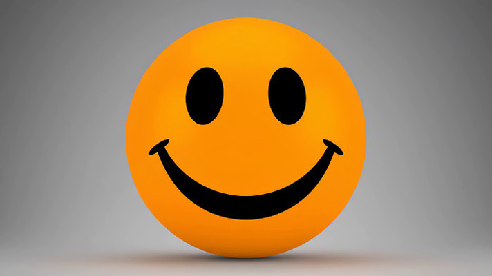 黄色笑脸球形3D渲染素材 黄色笑脸球形3D渲染素材