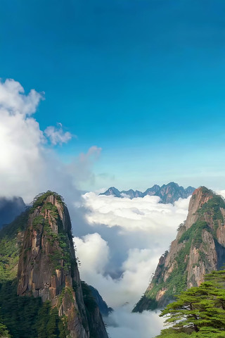 黄山云海自然风光 黄山云海自然风光