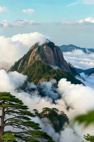 黄山云海自然风光 黄山云海自然风光
