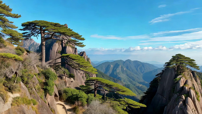 黄山自然风光 黄山自然风光