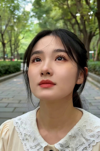 ����Ů��̧ͷ��д�ز�