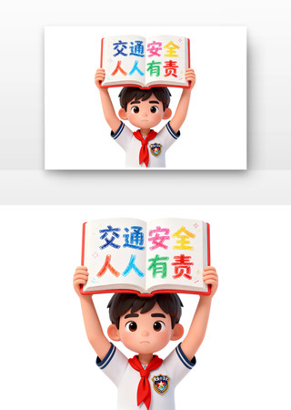 交通安全人人有责交通安全卡通 交通安全人人有责交通安全卡通
