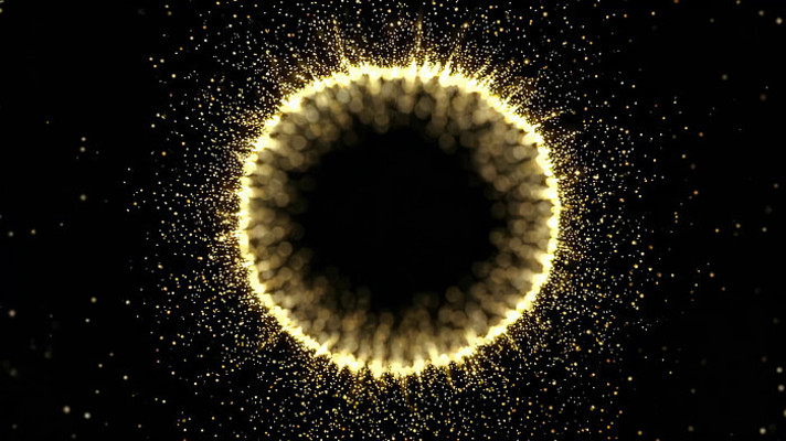 ��ɫ���ӹ⻷��Ч