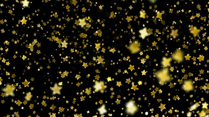 金色星星粒子背景素材 金色星星粒子背景素材